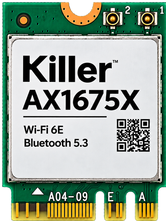 Killer AX1675X Wi-Fi 6E module