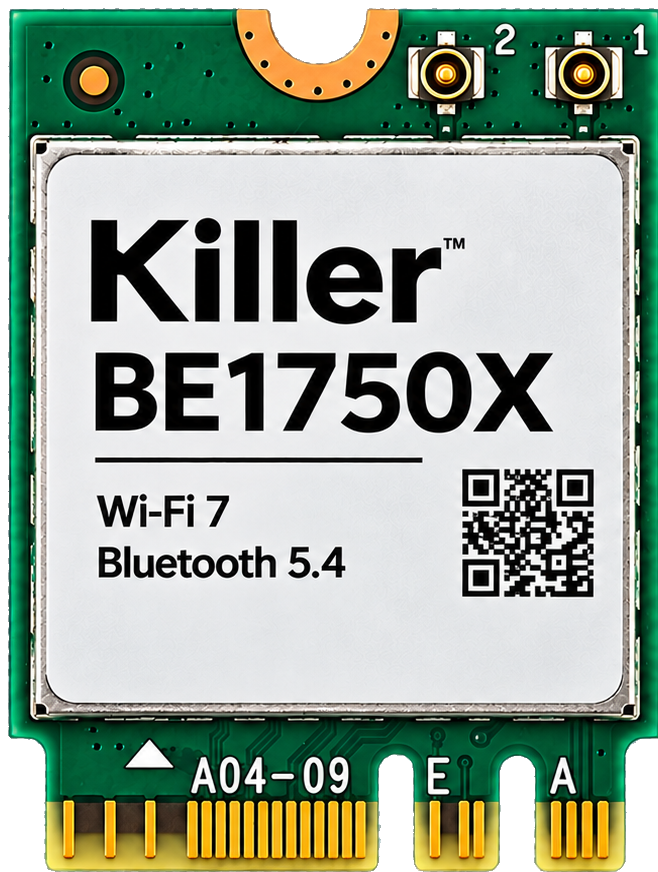 Killer BE1750X Wi-Fi 7 module